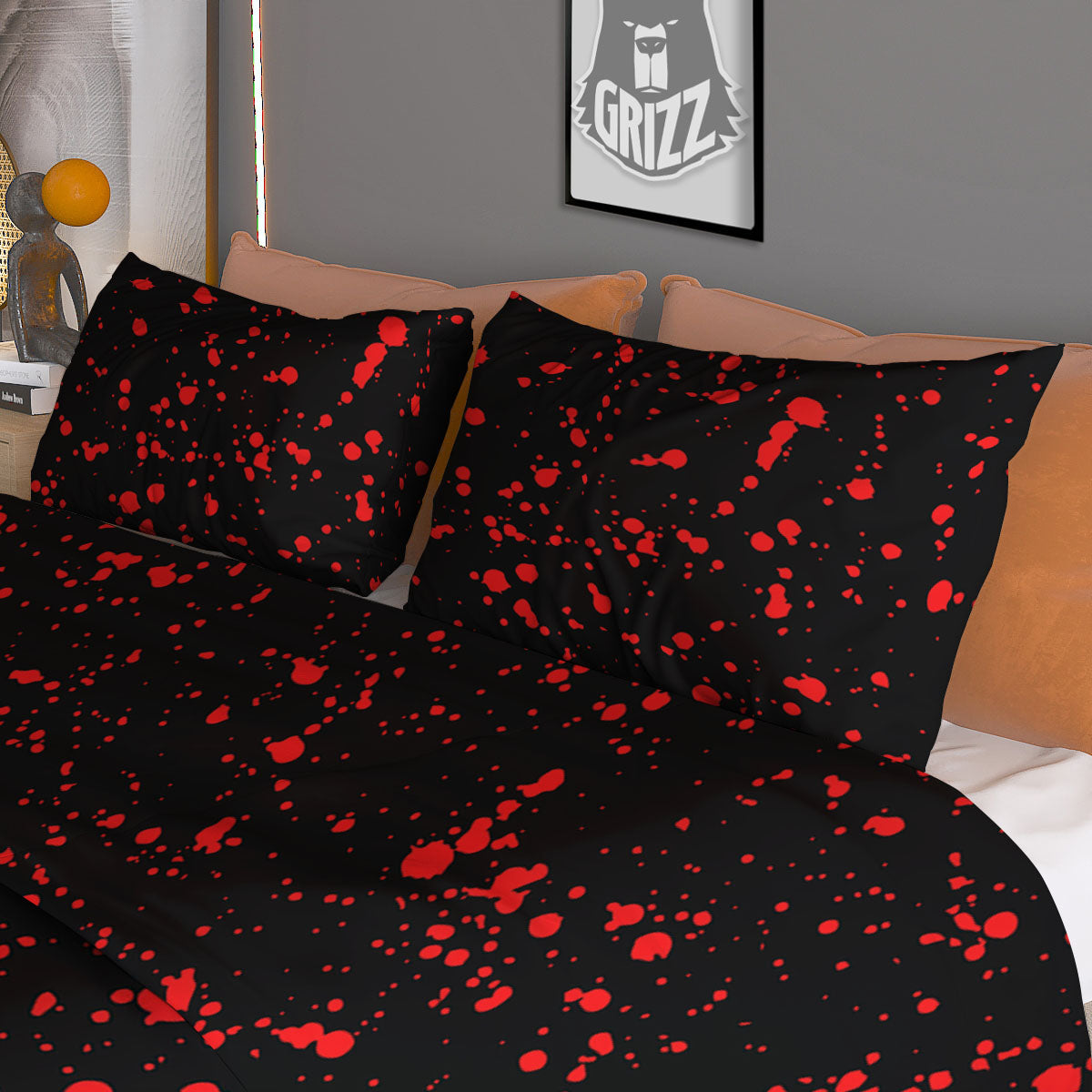 Bandana White Paisley Print Pattern Duvet Cover Bedding Set