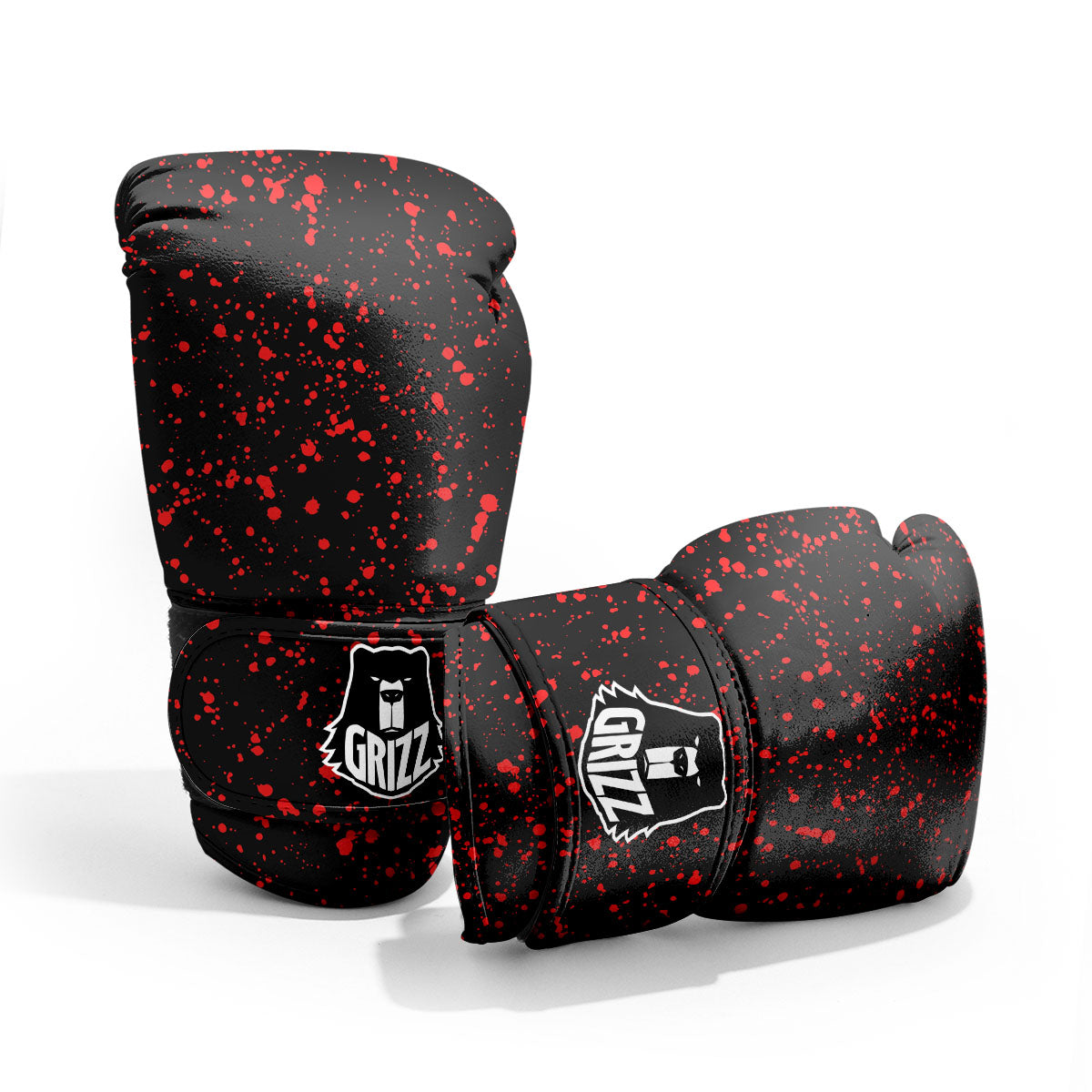 Blood Red Print Pattern Pro Boxing Glove