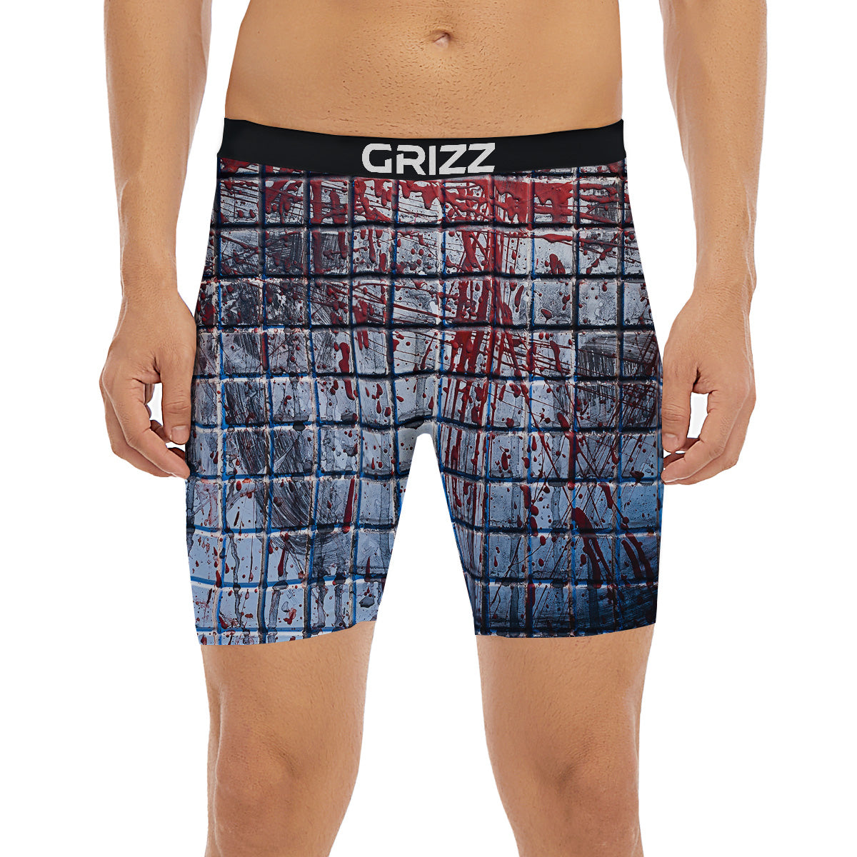 Blood Room Bloody Print Boxer Briefs-grizzshop