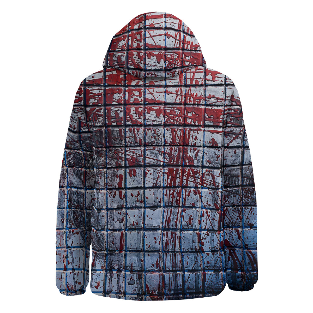 Blood Room Bloody Print Down Jacket-grizzshop