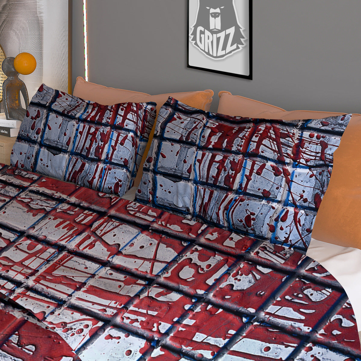 Blanket Stripe Ethnic Serape Print Duvet Cover Bedding Set
