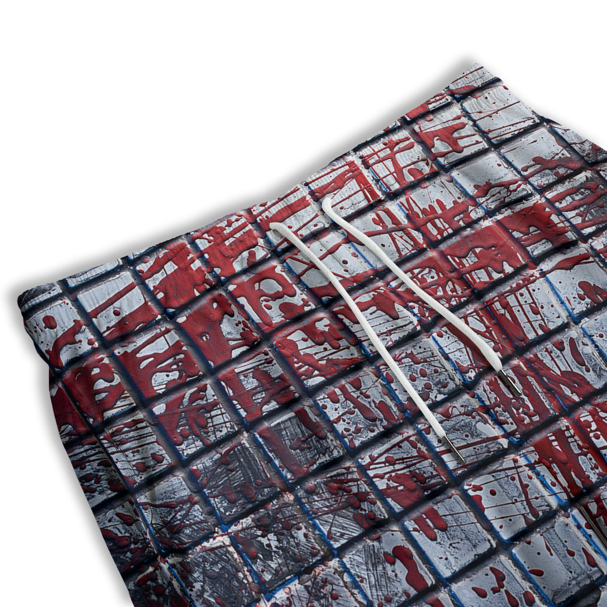Blood Room Bloody Print Men's Athletic Shorts