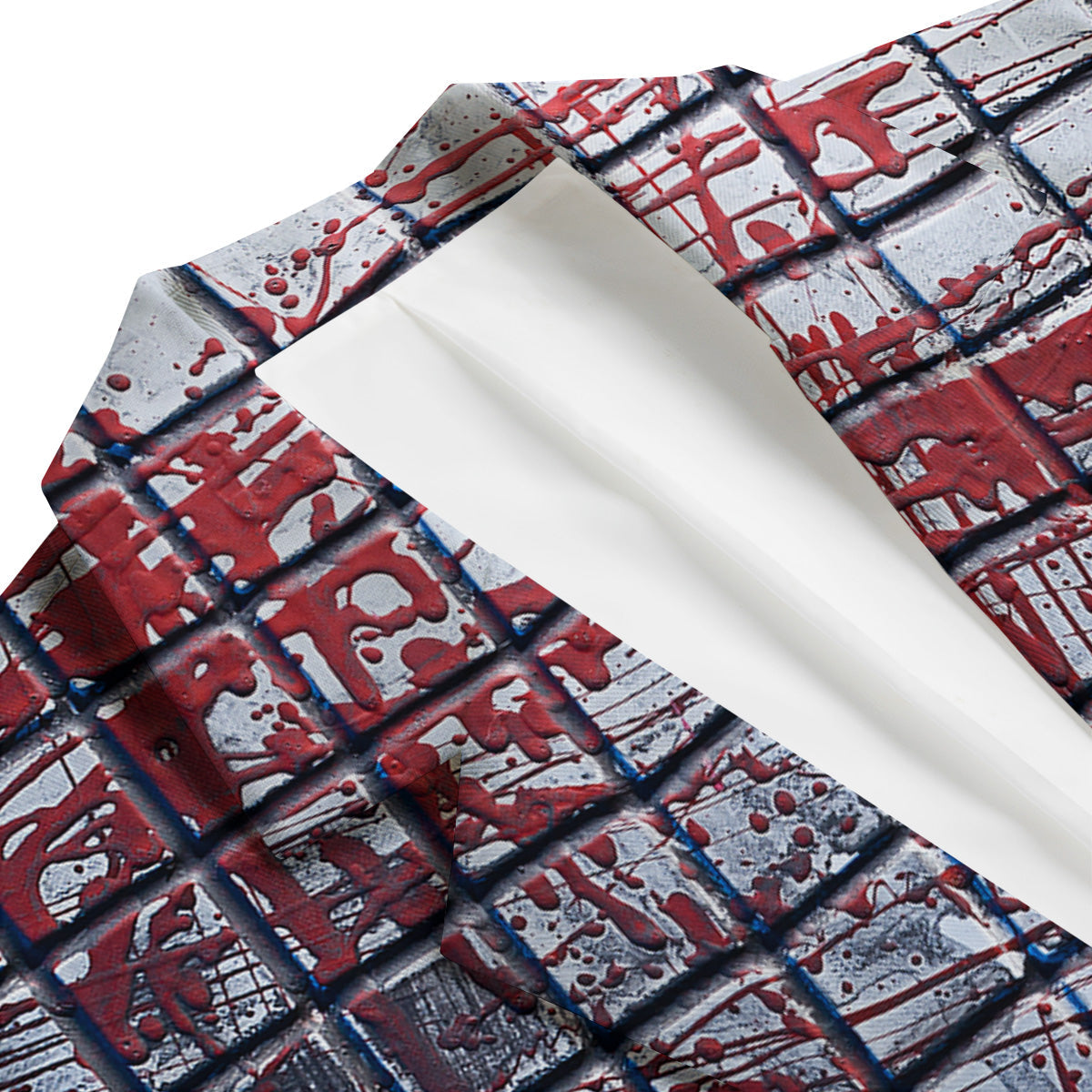 Blood Room Bloody Print Men's Blazer-grizzshop