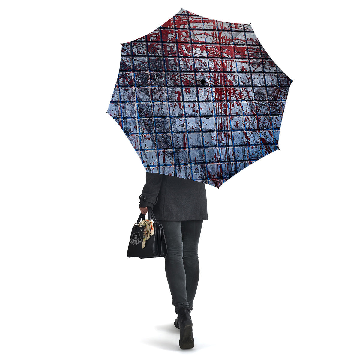 Blood Room Bloody Print Umbrella-grizzshop