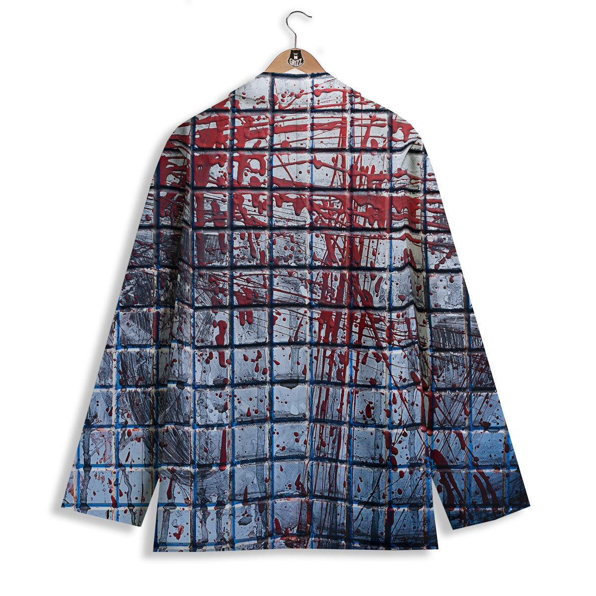 Blood Room Bloody Print Women's Blazer-grizzshop