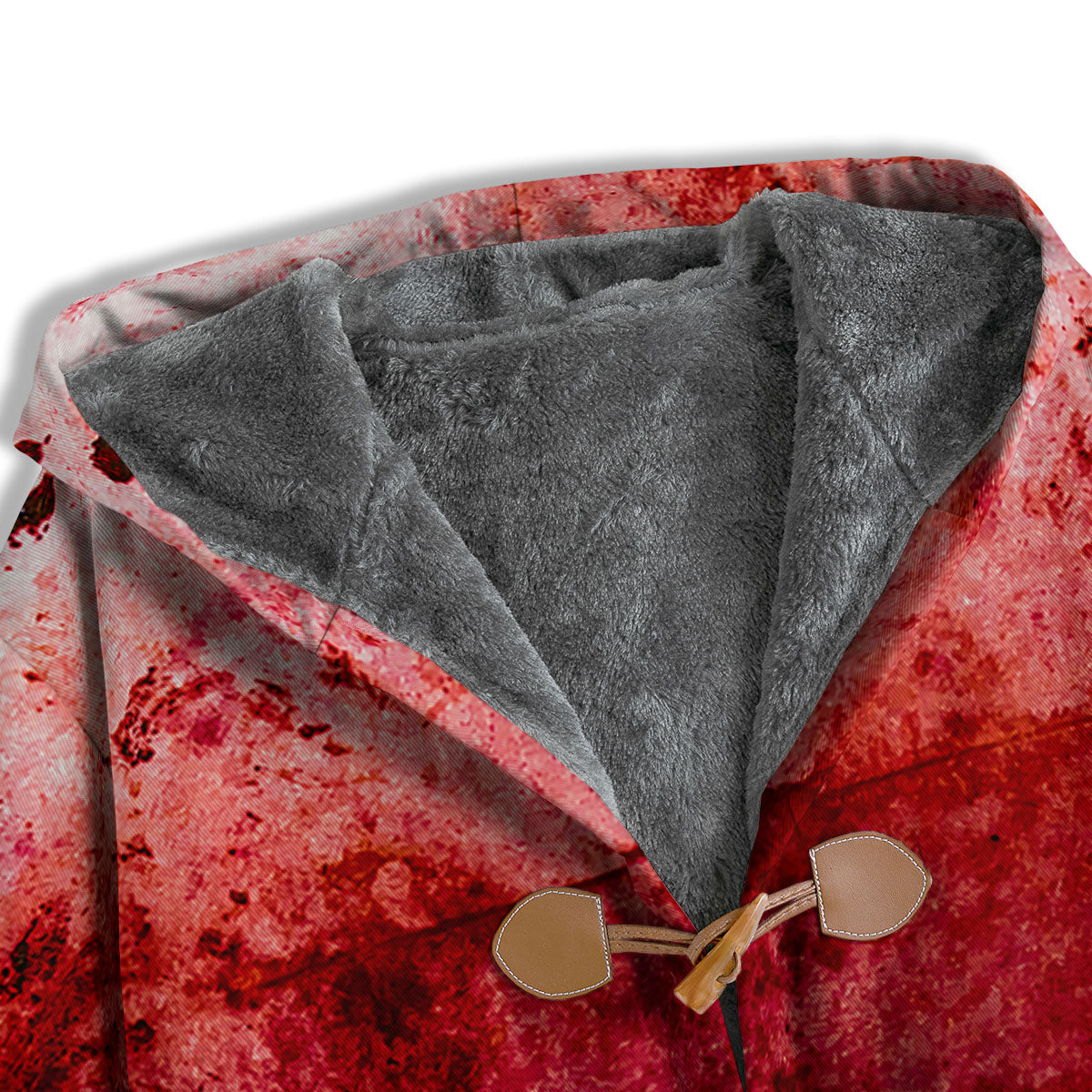 Blood Stains Red Print Men's Windbreaker Jacket-grizzshop
