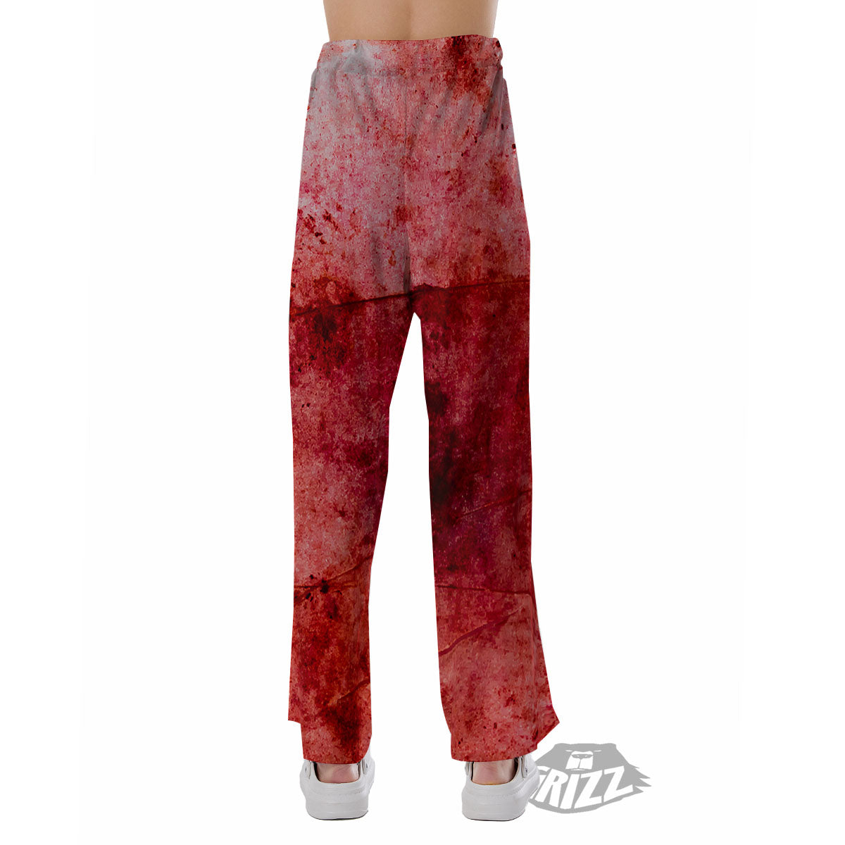 Blood Stains Red Print Pajama Pants-grizzshop