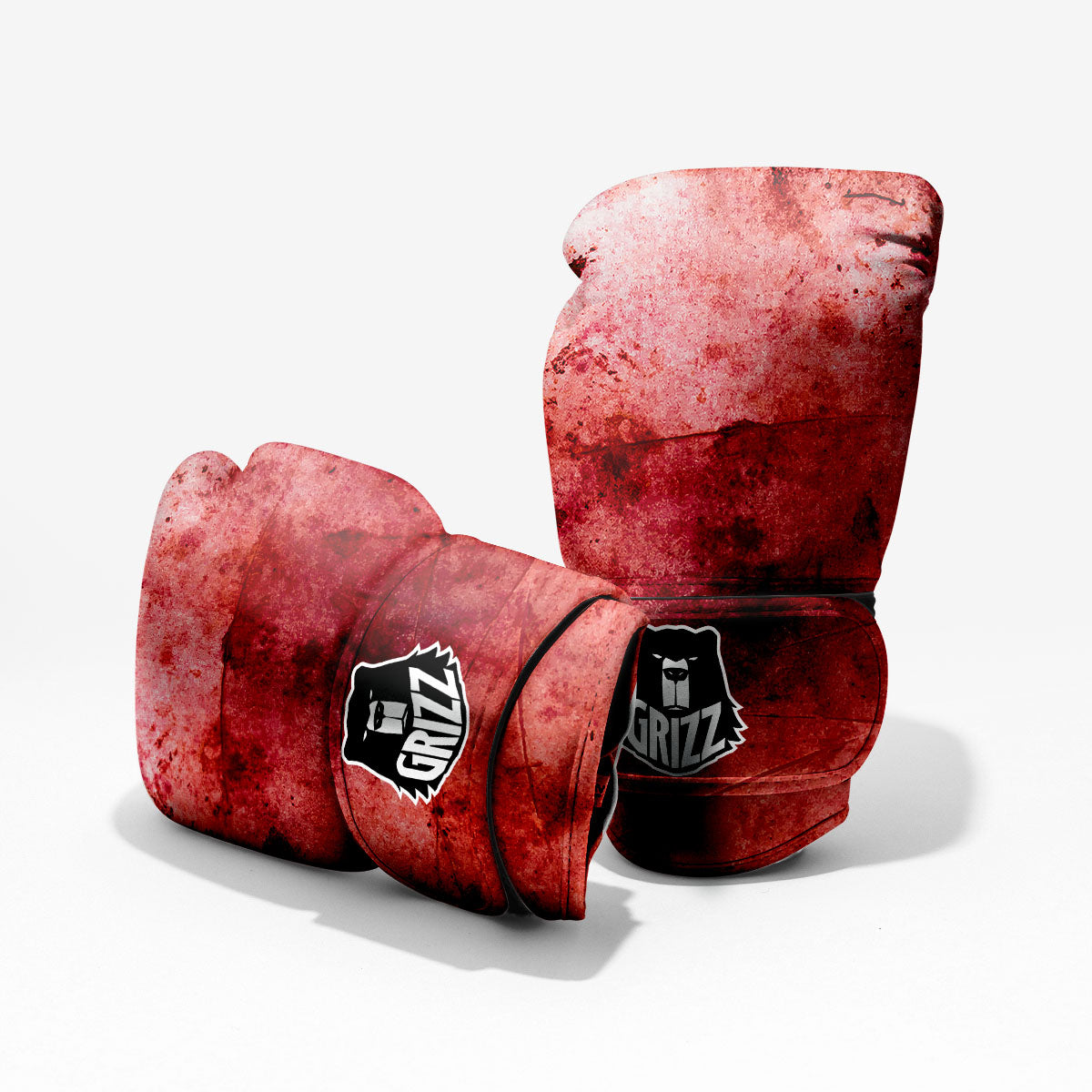 Blood Stains Red Print Pro Boxing Glove