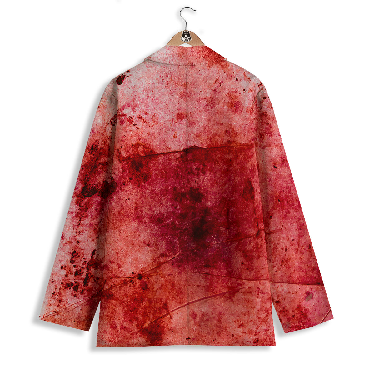 Blood Stains Red Print Women's Blazer-grizzshop