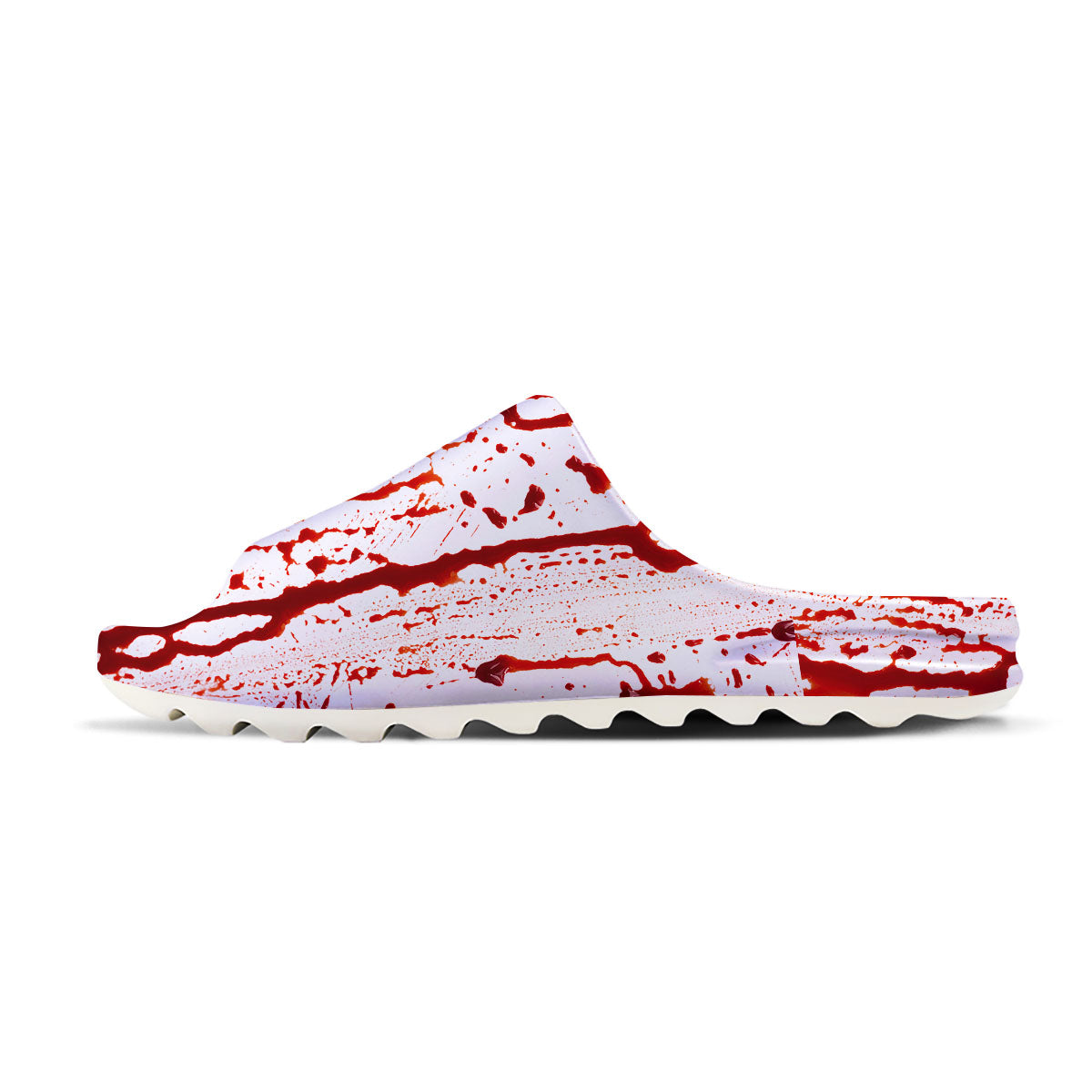 Blood Drip Print Sandals-grizzshop