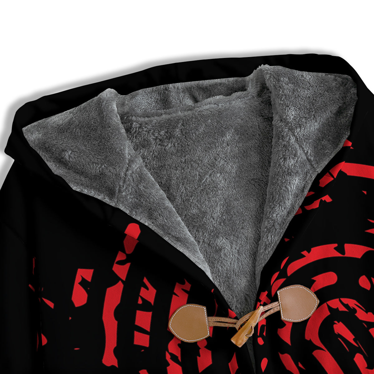 Bloody Finger Red Print Men's Windbreaker Jacket-grizzshop