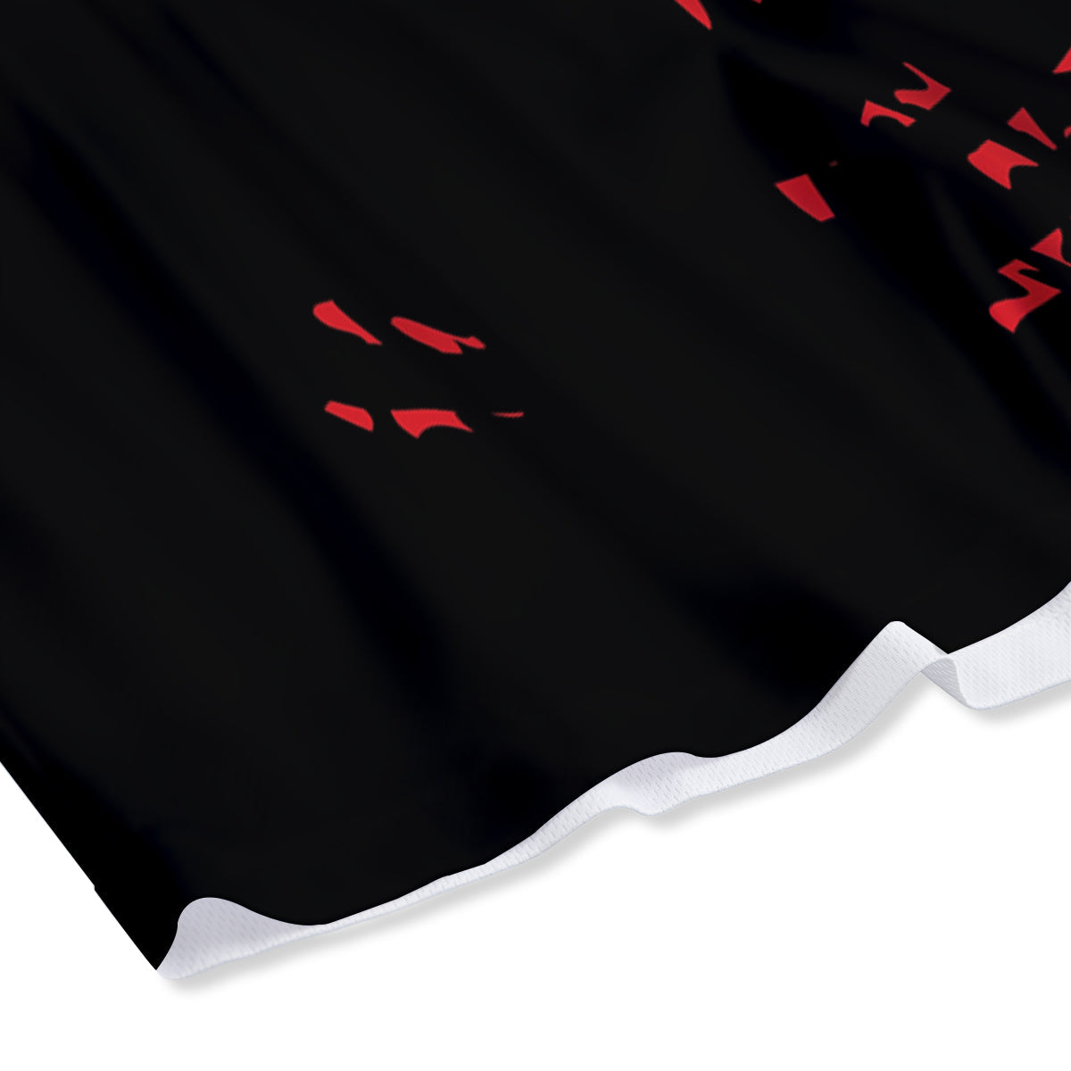 Crown Doodle Print Pattern Mesh Shorts
