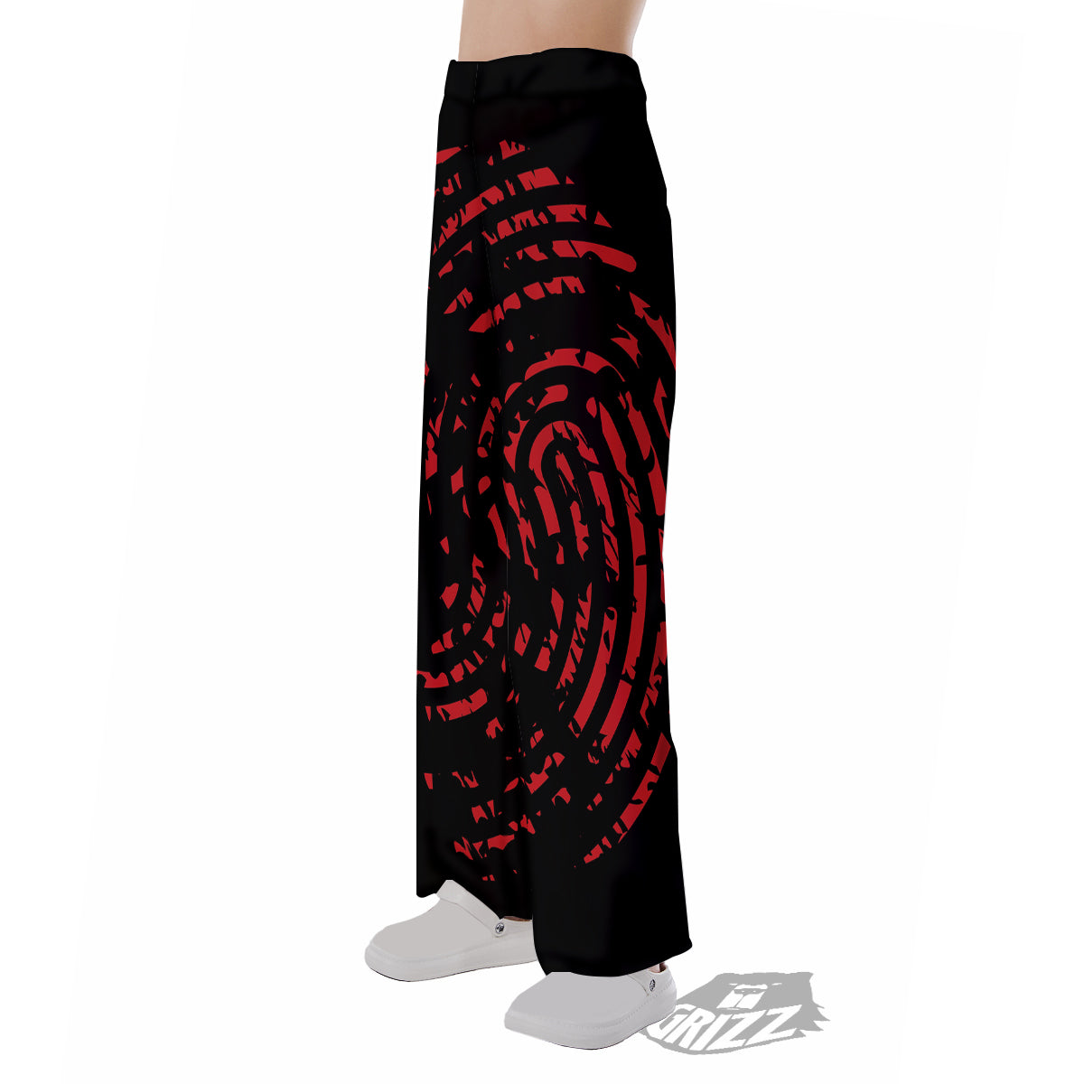 Bloody Finger Red Print Pajama Pants-grizzshop
