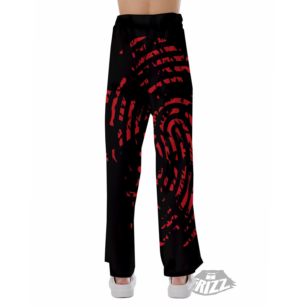 Bloody Finger Red Print Pajama Pants-grizzshop