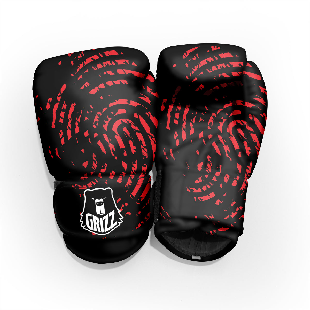 Bloody Finger Red Print Pro Boxing Glove