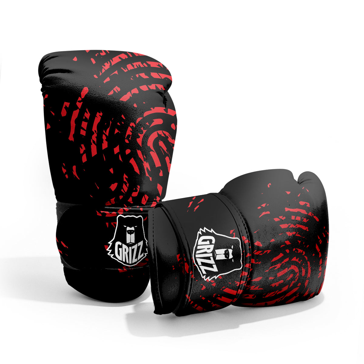 Bloody Finger Red Print Pro Boxing Glove