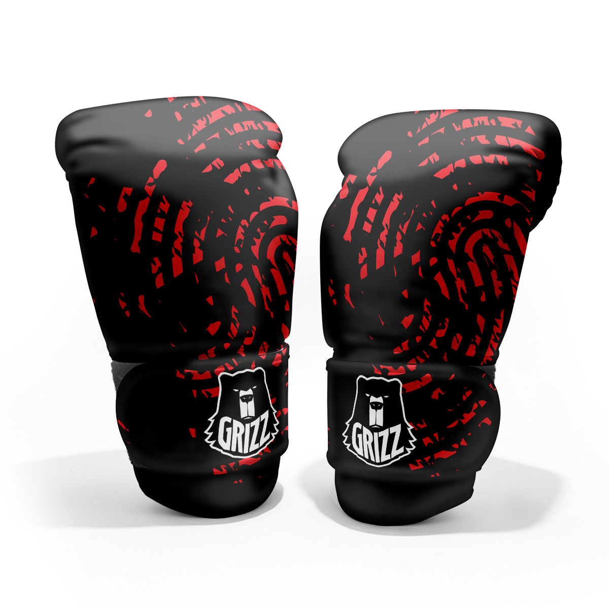 Bloody Finger Red Print Pro Boxing Glove