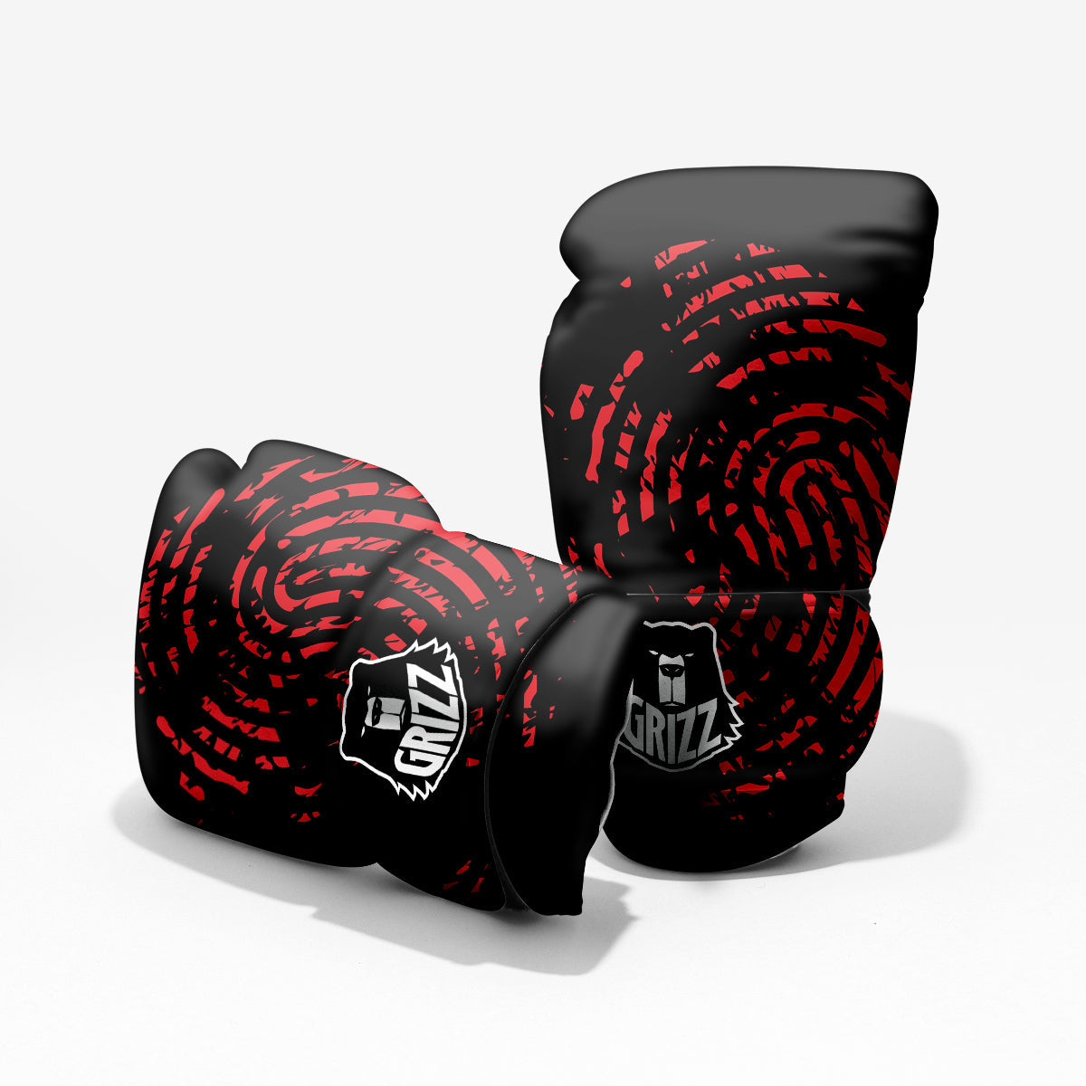 Bloody Finger Red Print Pro Boxing Glove