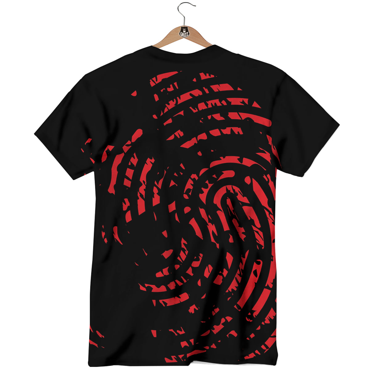 Bloody Finger Red Print T-Shirt-grizzshop