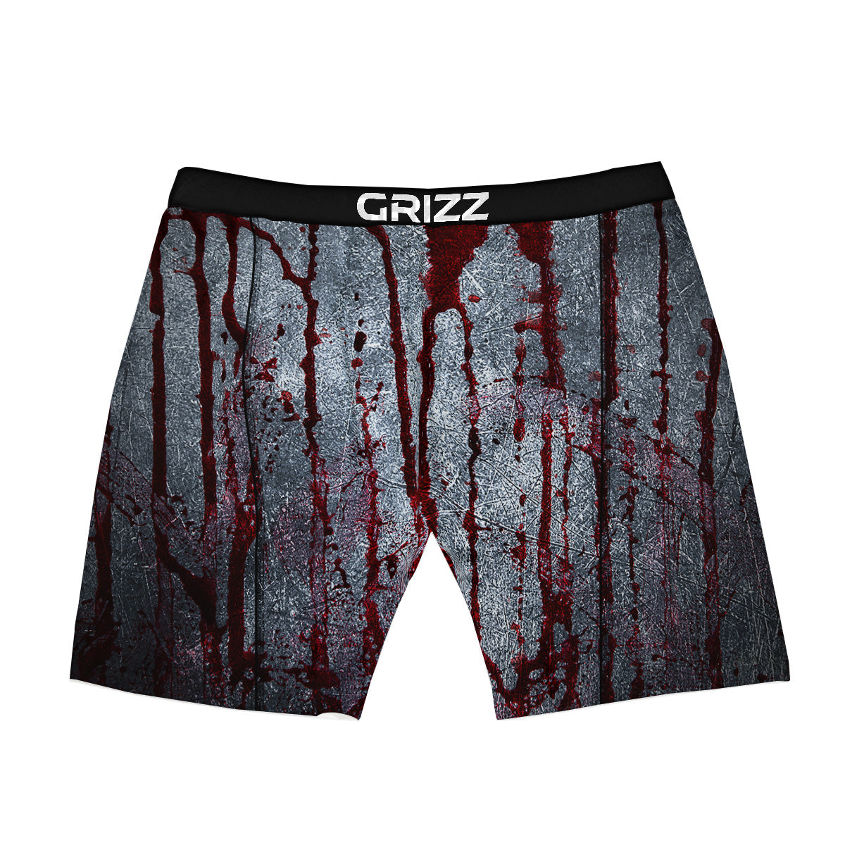Bloody Metal Wall Print Boxer Briefs-grizzshop