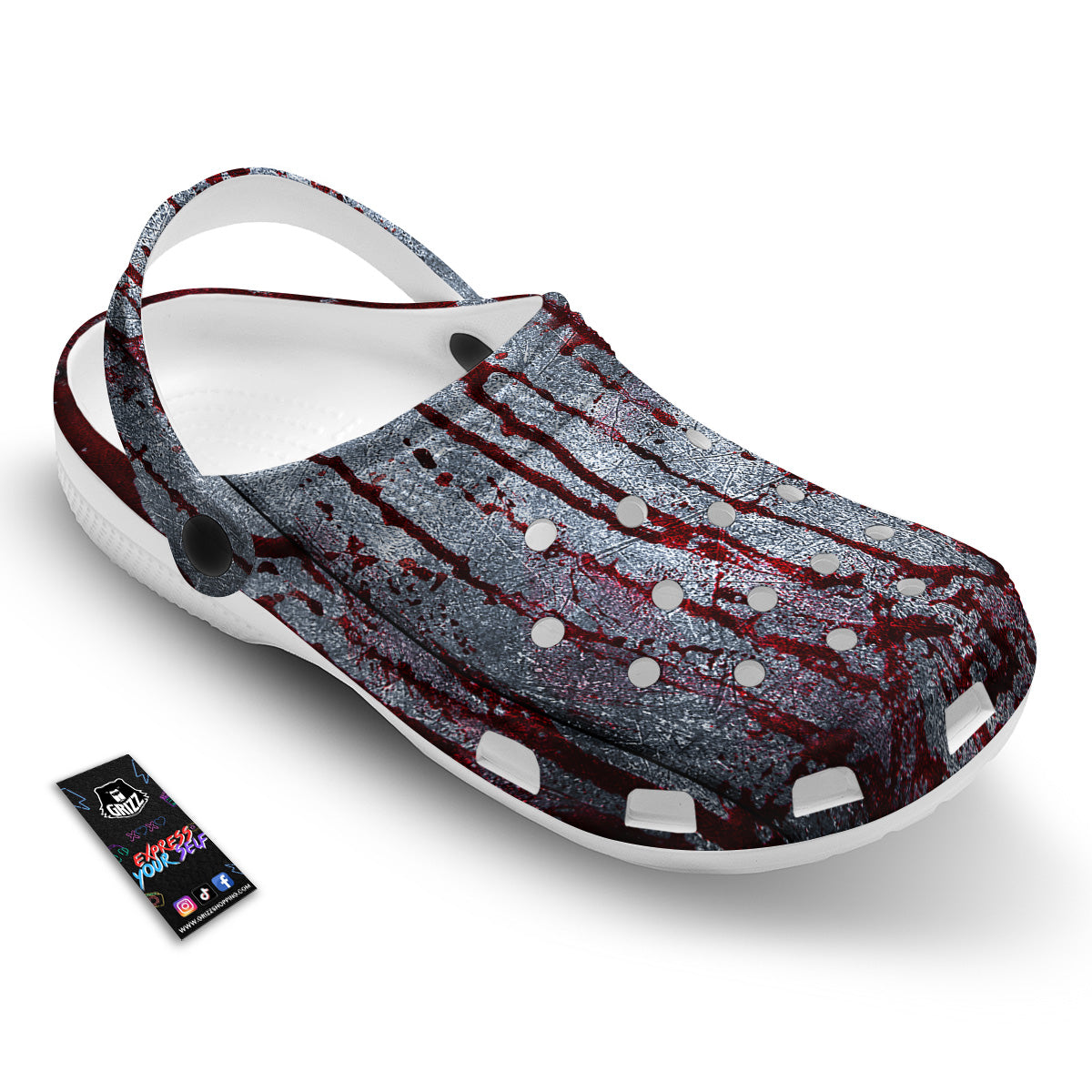 Bloody Metal Wall Print Clog-grizzshop