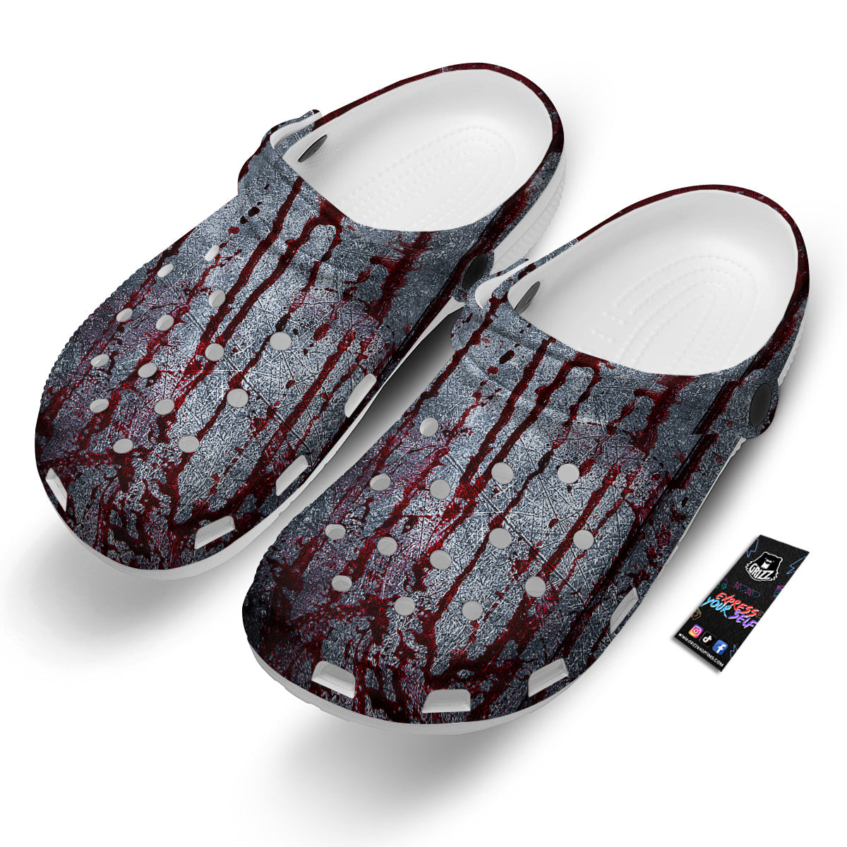 Bloody Metal Wall Print Clog-grizzshop