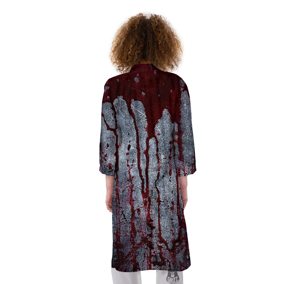 Bloody Metal Wall Print Kimono-grizzshop