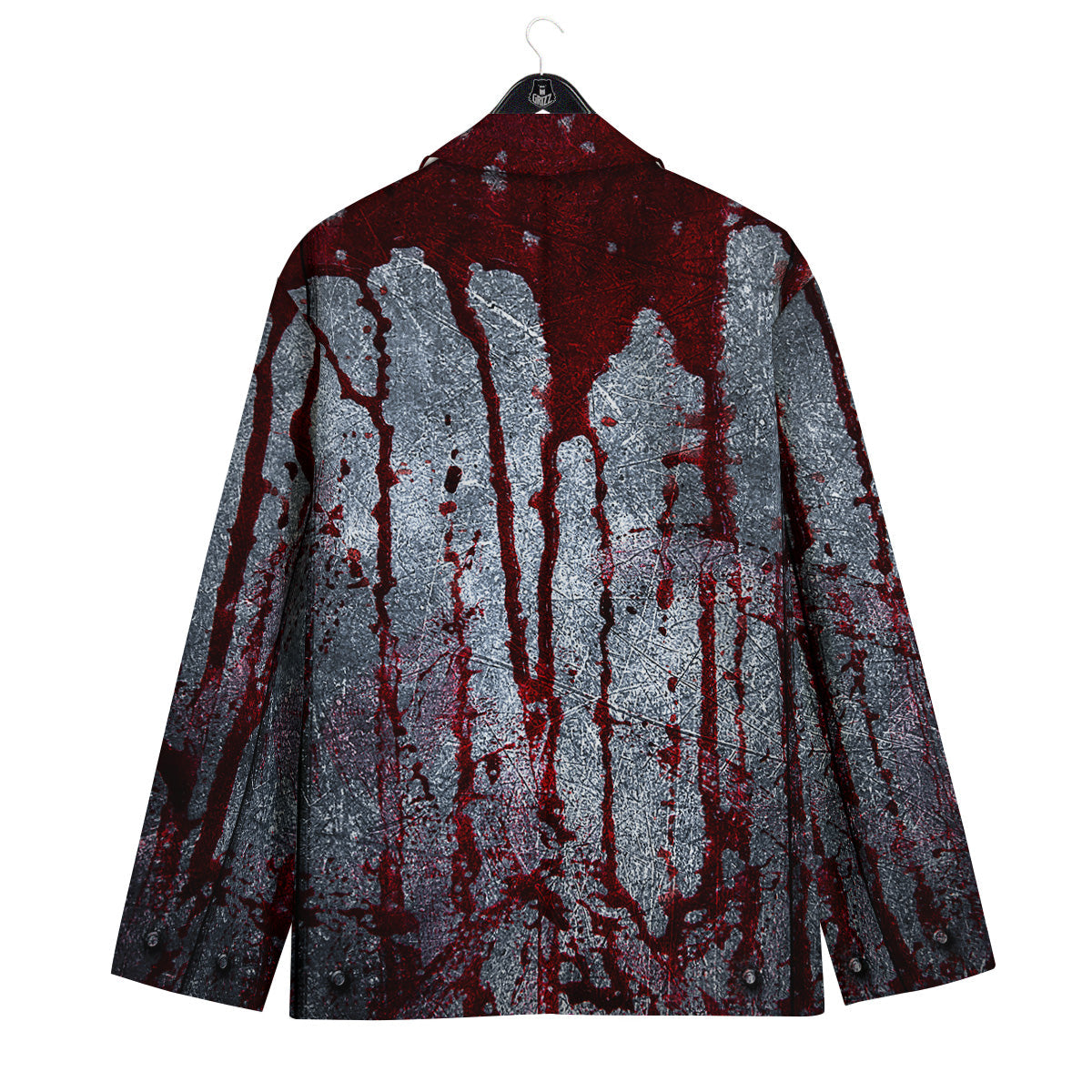 Bloody Metal Wall Print Men's Sport Coat-grizzshop
