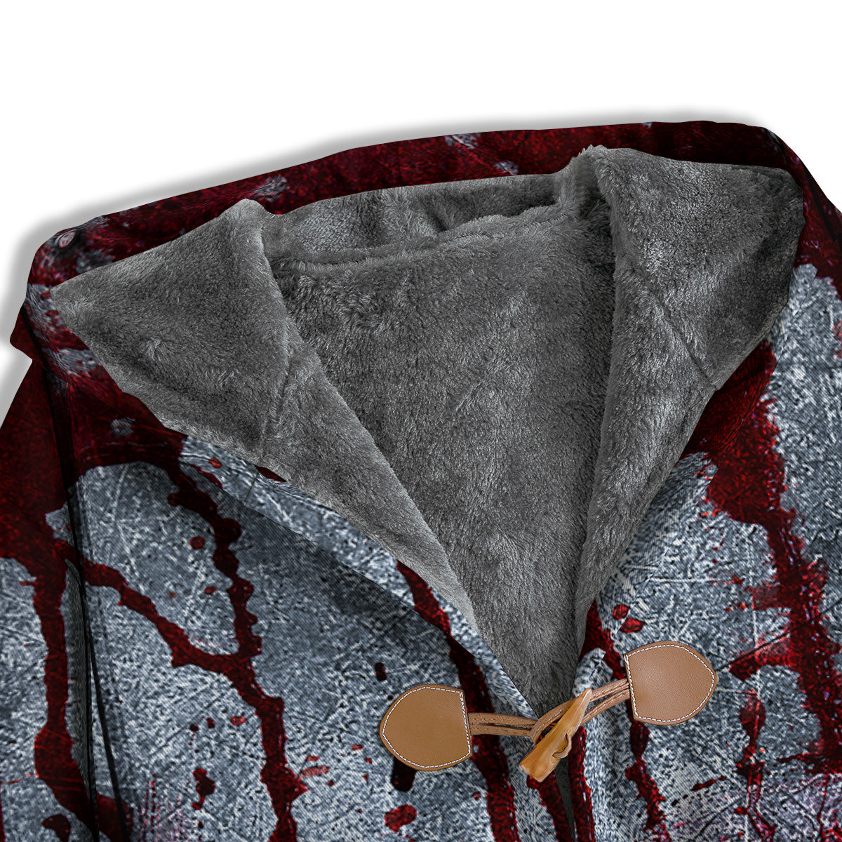 Bloody Metal Wall Print Men's Windbreaker Jacket-grizzshop