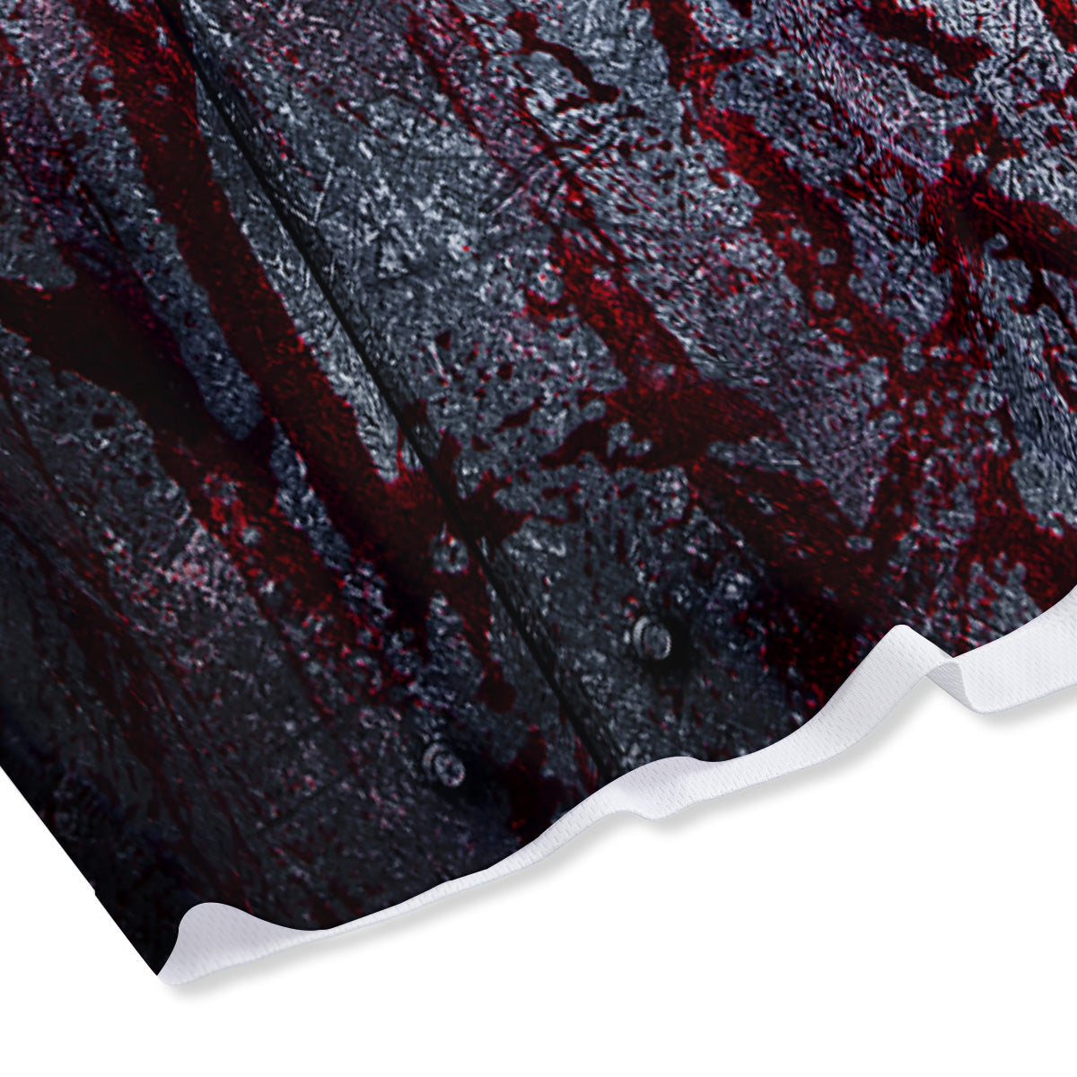 Blood Drip Print Mesh Shorts
