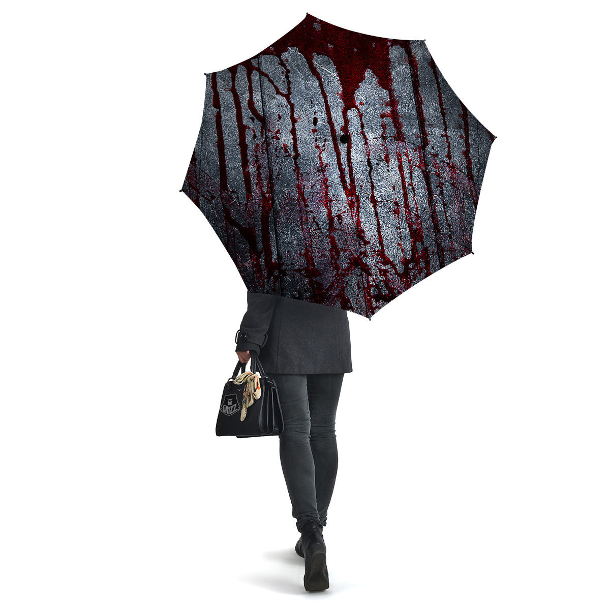 Bloody Metal Wall Print Umbrella-grizzshop