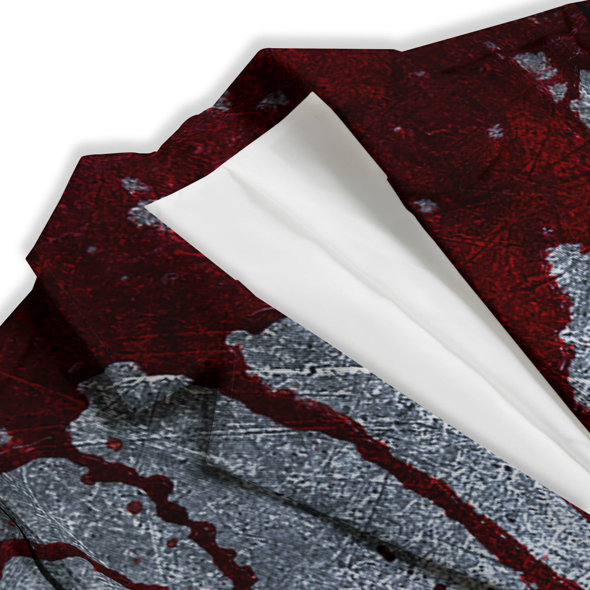 Bloody Metal Wall Print Women's Blazer-grizzshop