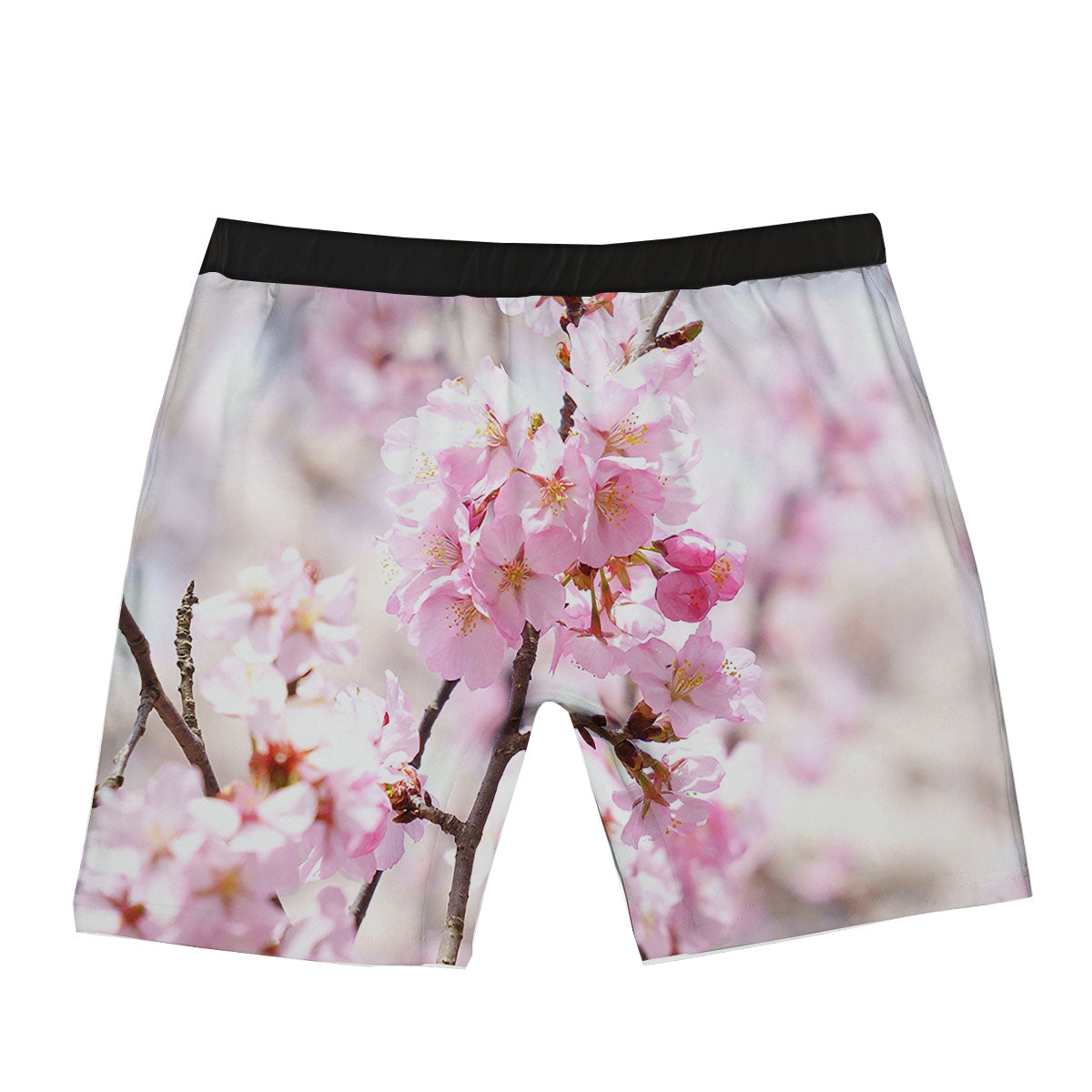 Blossom Spring Cherry Print Boxer Briefs-grizzshop