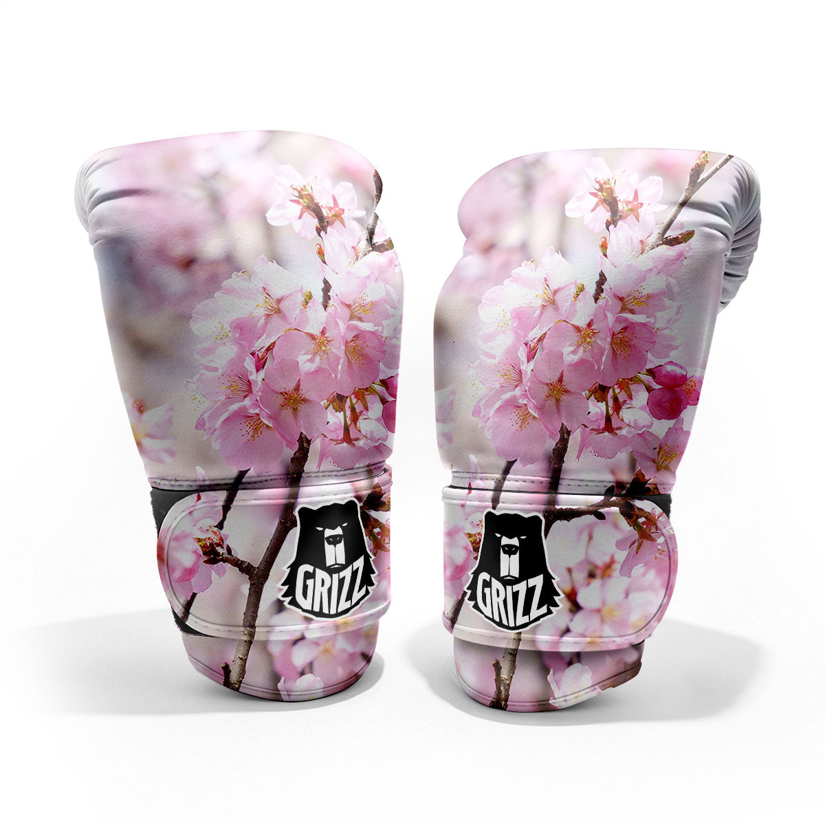 Blossom Spring Cherry Print Pro Boxing Glove
