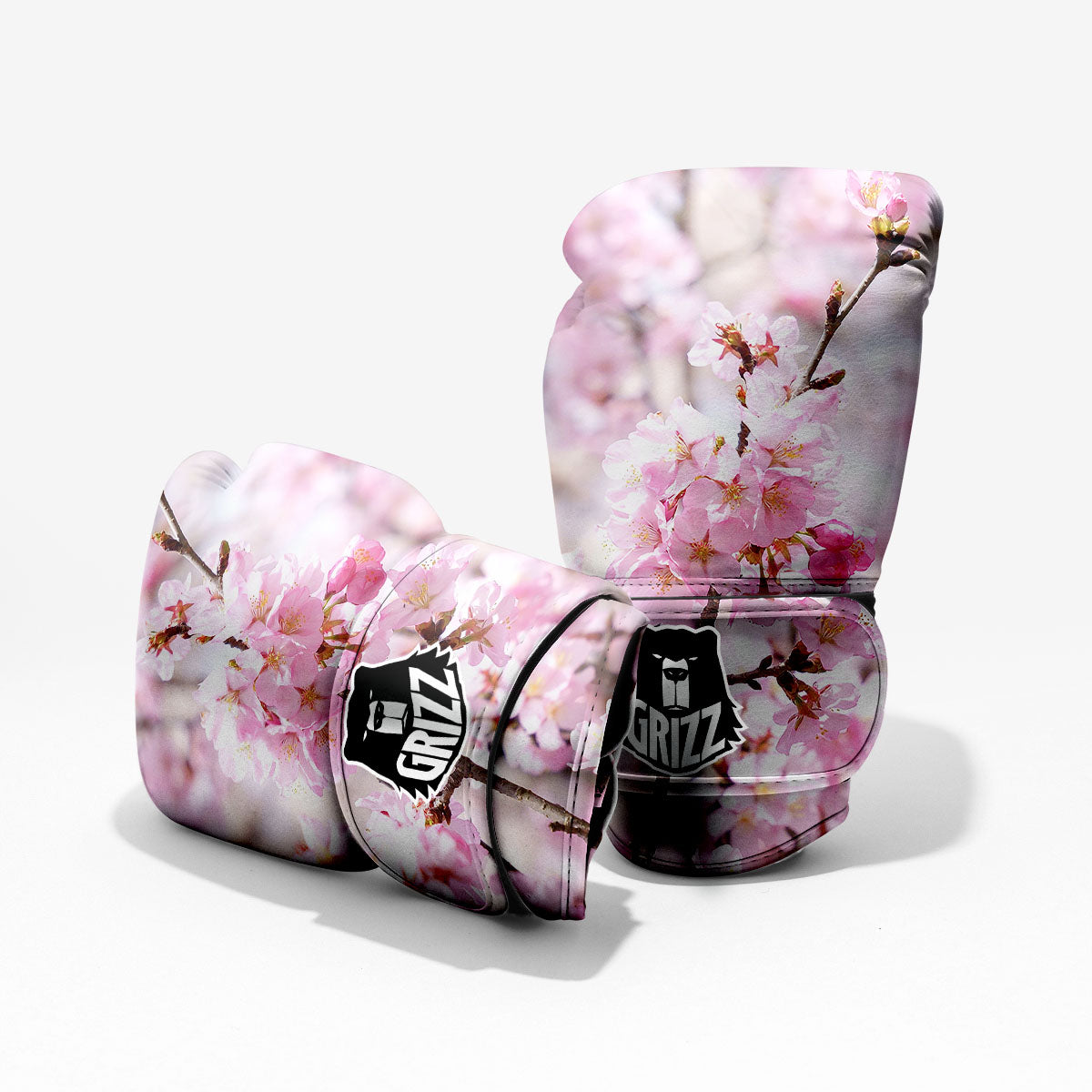 Blossom Spring Cherry Print Pro Boxing Glove