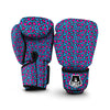 Blue And Pink Dot Leopard Boxing Gloves-grizzshop