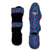 Blue And Pink Dot Leopard Muay Thai Shin Guards-grizzshop