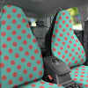 Blue And Pink Grapefruit Sliced Print Pattern Car Seat Covers-grizzshop