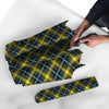 Blue Argyle And Black Yellow Print Pattern Umbrella-grizzshop