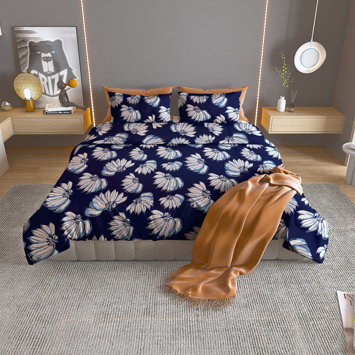 Bear Sweet Gummy Print Pattern Duvet Cover Bedding Set