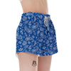 Blue Bandana Women's Shorts-grizzshop