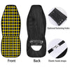 Blue Black And Yellow Argyle Print Car Seat Covers-grizzshop