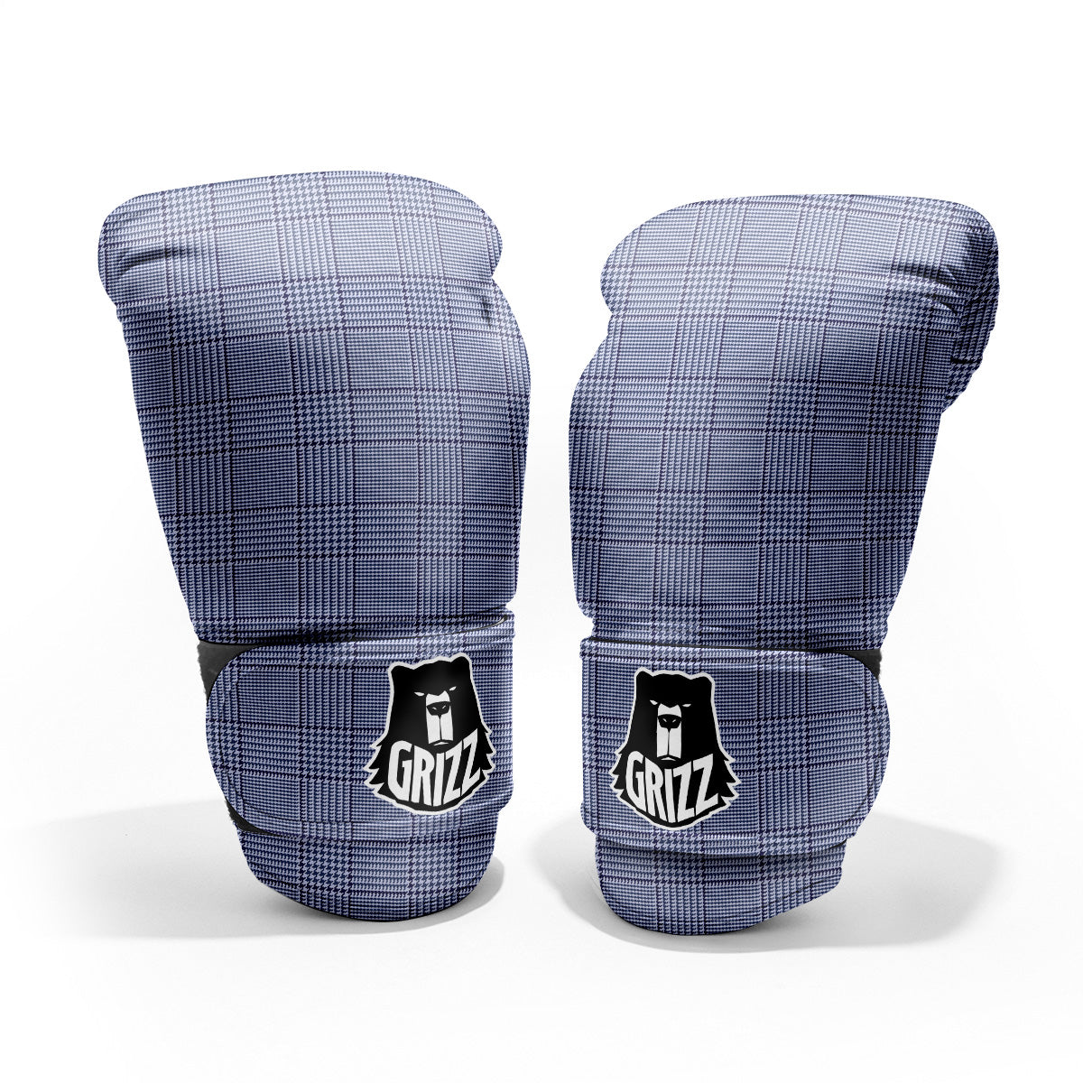 Blue Check Prince of Wales Print Pro Boxing Glove