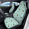 Blue Coconut Print Pattern Car Seat Covers-grizzshop