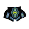 Blue Dashiki Muay Thai Boxing Shorts-grizzshop