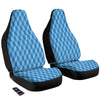 Blue Dice Casino Print Pattern Car Seat Covers-grizzshop