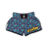 Blue Elephant Mandala Muay Thai Boxing Shorts-grizzshop