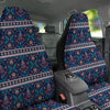 Blue Ethnic Mandala Print Pattern Car Seat Covers-grizzshop