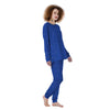 Blue Glitter Artwork Print Women's Pajamas-grizzshop