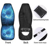 Blue Glowing Giant Lightning In Space Print Car Seat Covers-grizzshop